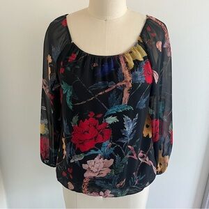 Alice + Olivia Floral Blouse